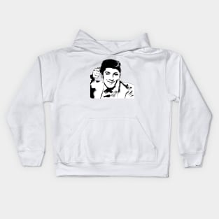 Paul Anka BW Fan Art Kids Hoodie